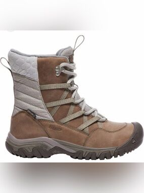 KEEN Women's Brown Gray Hiking Boots Size 7 Medium MPN 1017720 hoodoo III